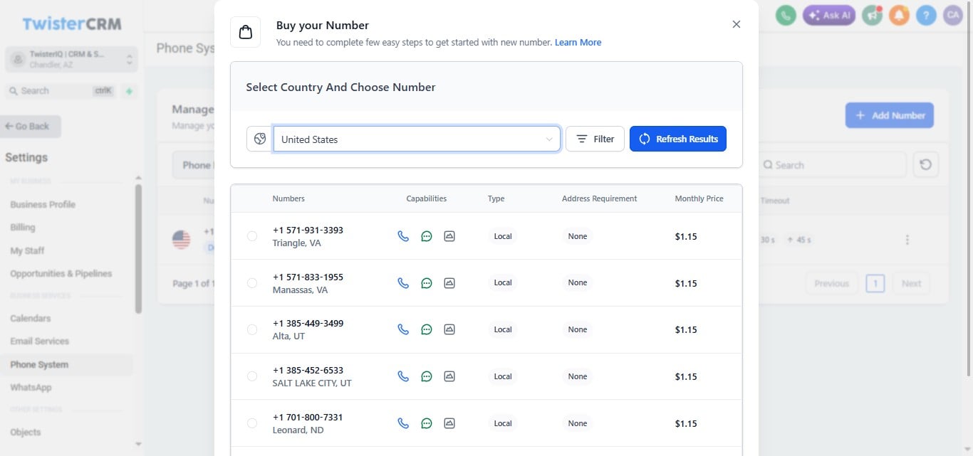 Click here to select Country