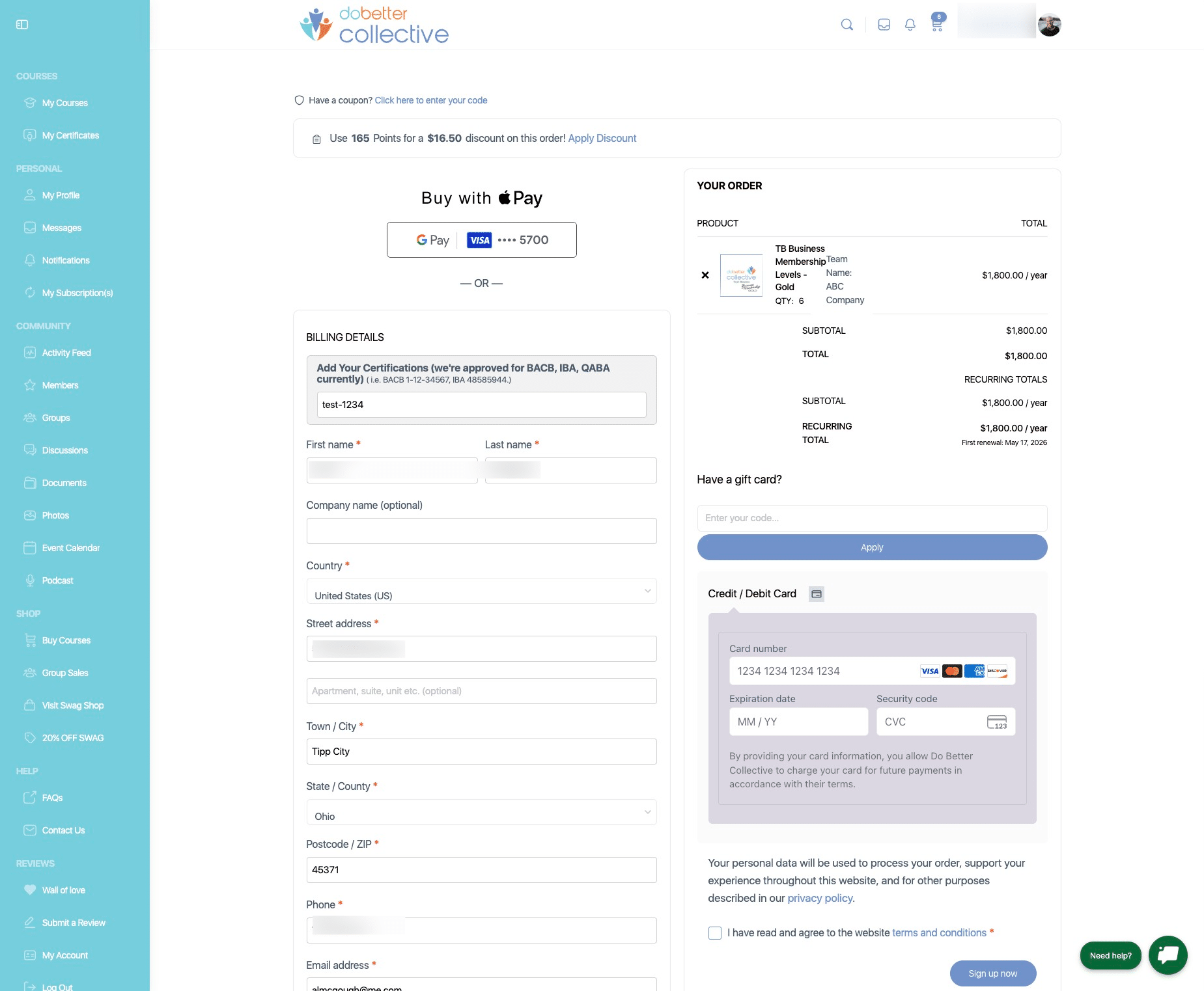 Enter payment information. Done 🚀