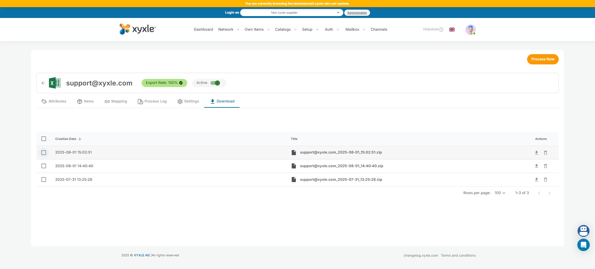 Click to pick one excel file.