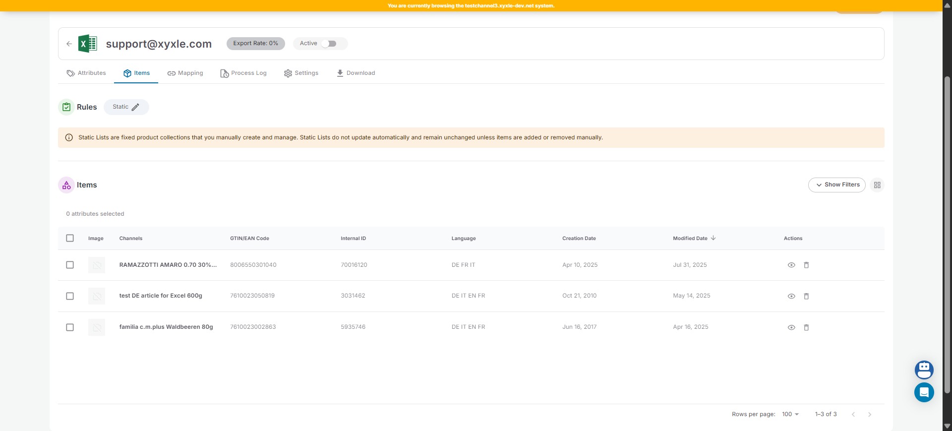 Now the articles for this channel have been added and you will see everything as per below.