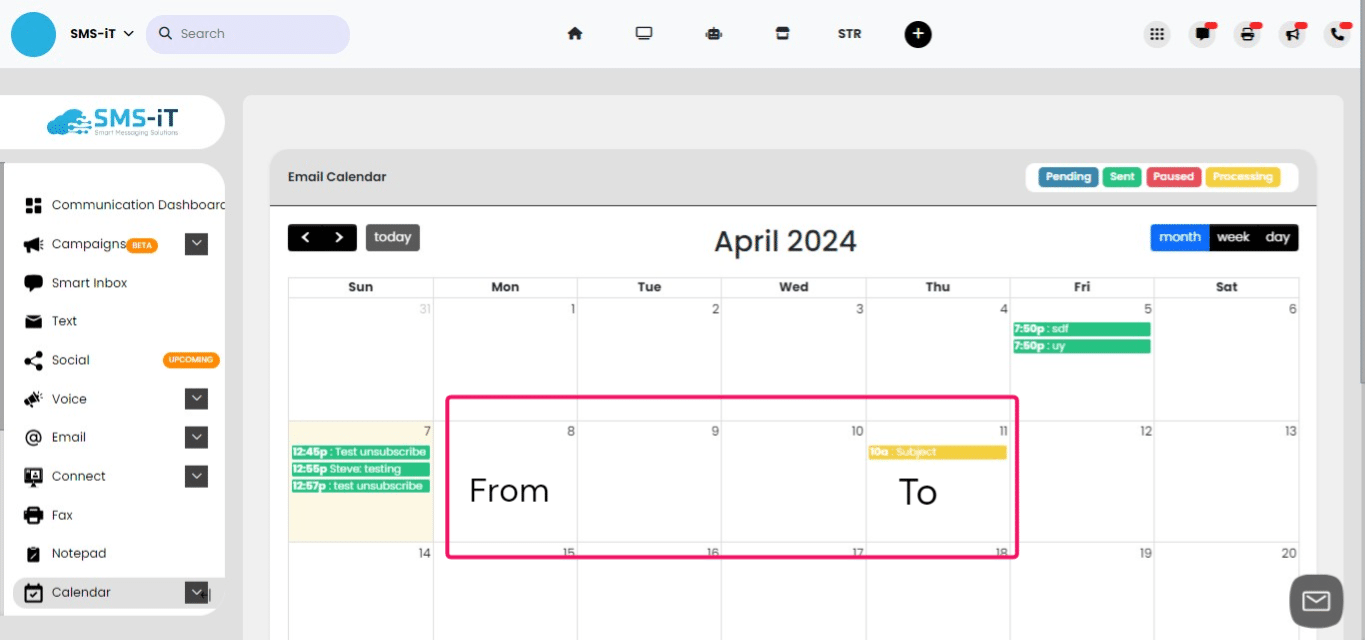 
You can move the scheduled email to a new date by simply clicking on it and adjusting the date field to the new date you'd like to send it.