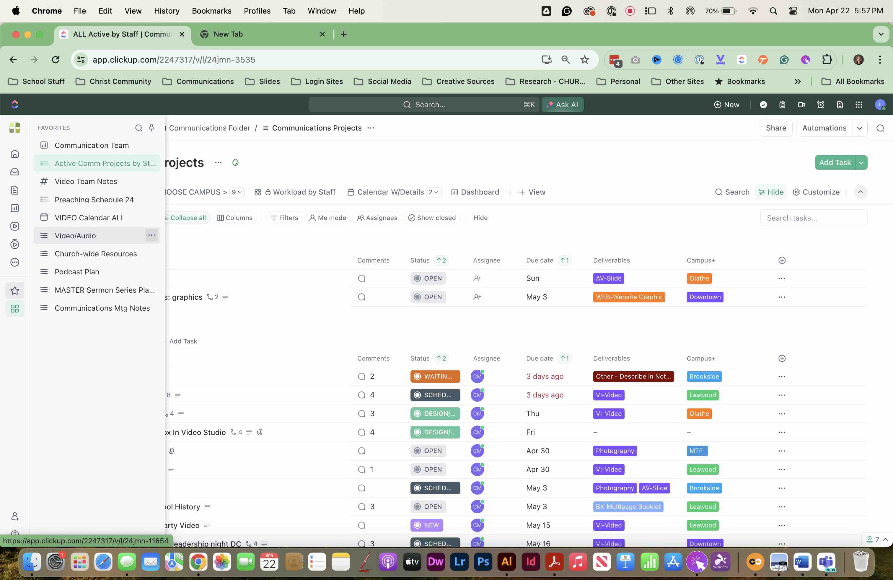 DRAG items up or down to REARRANGE your menu