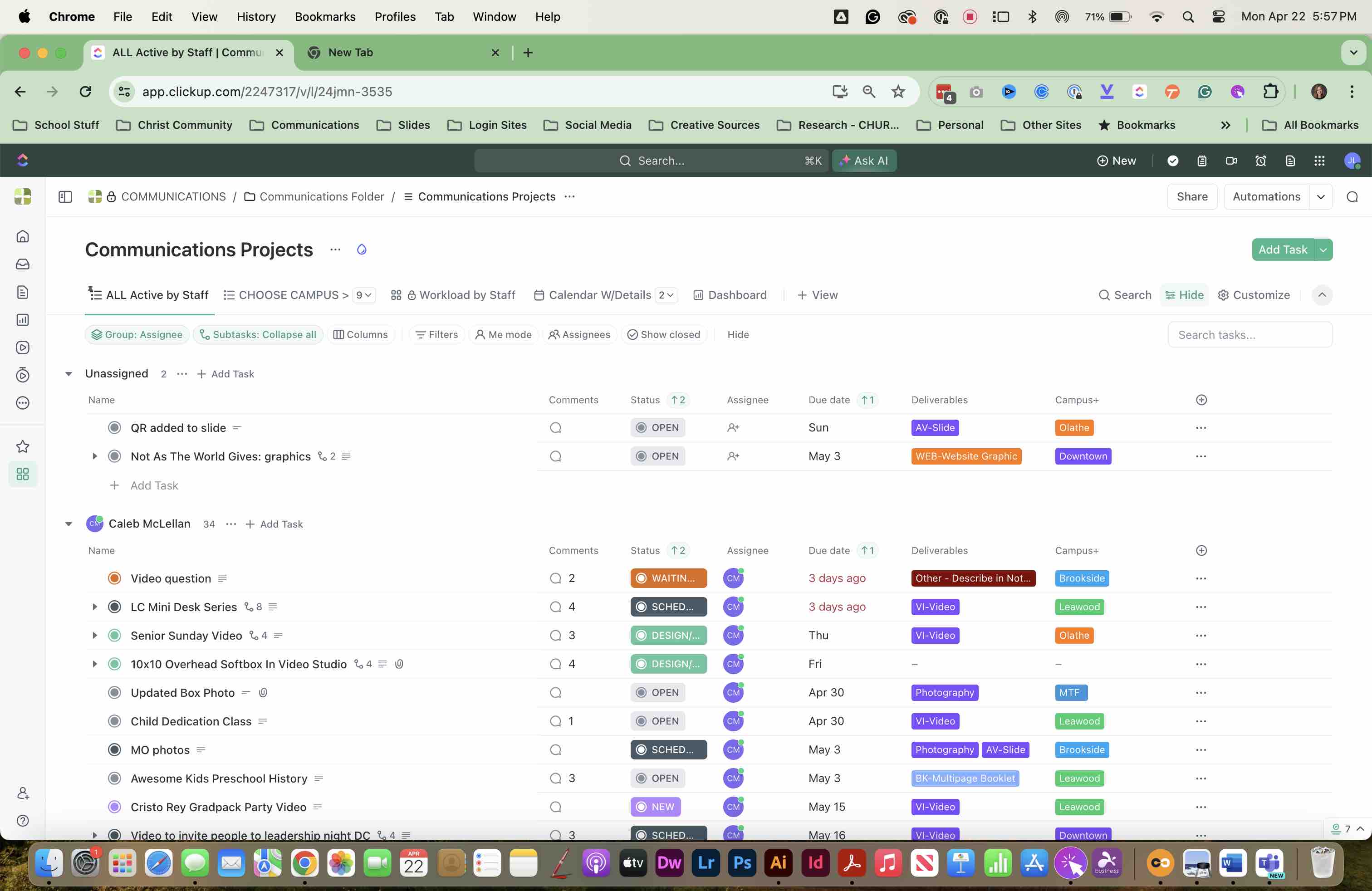 Navigate to ClickUp on your computer