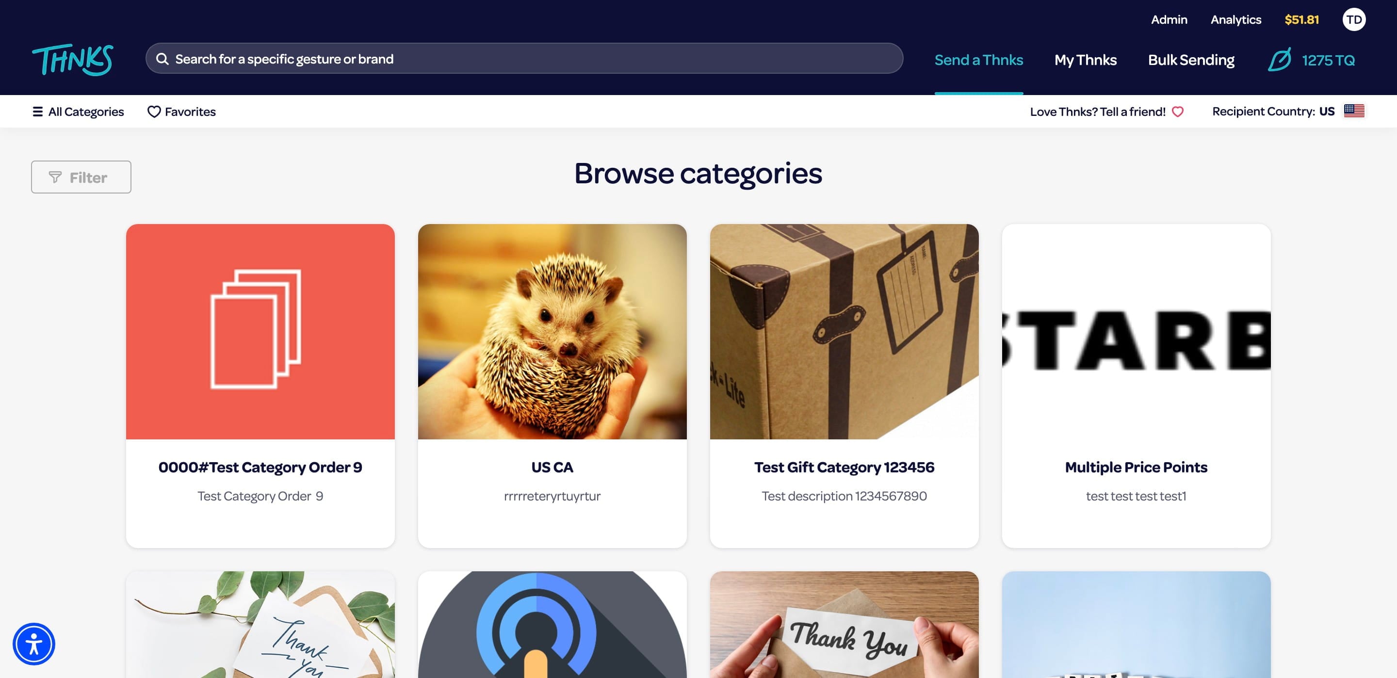 Click on "Admin" in the top right corner of your screen.