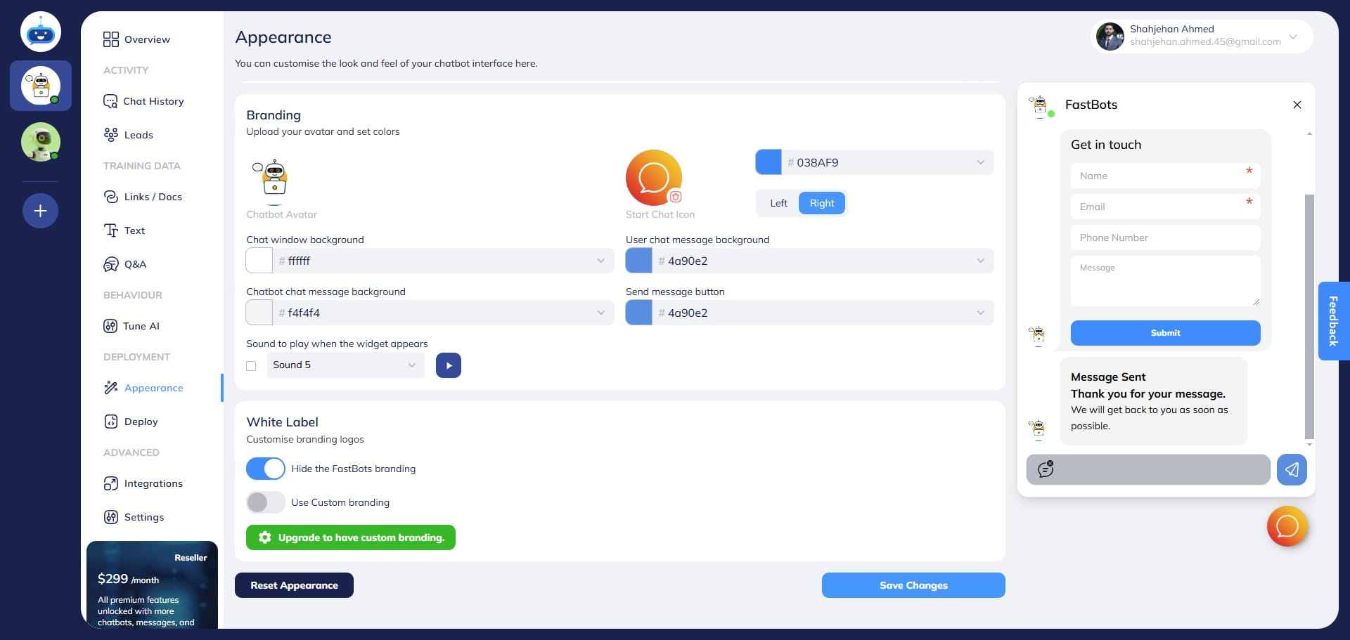 After selecting the sound, click on this "Icon" to test the sound.