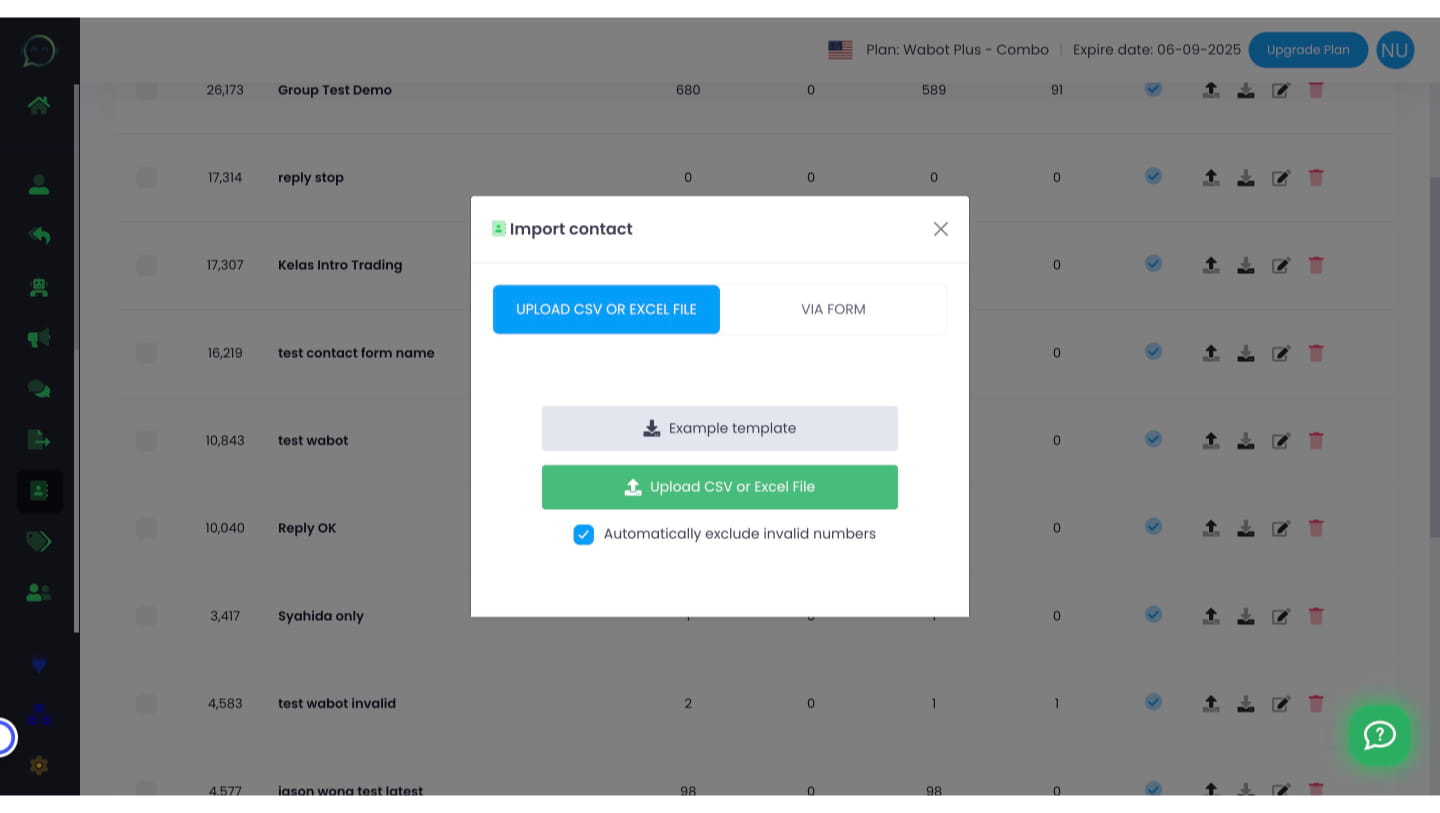 Click to upload file