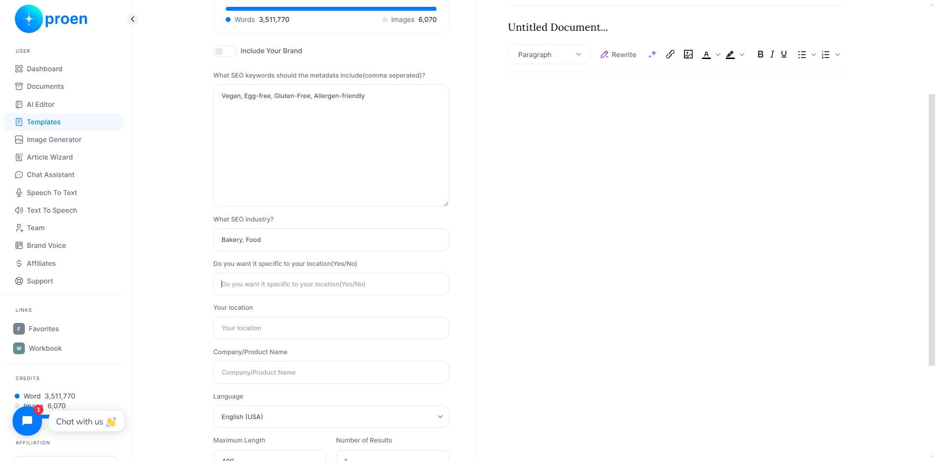 Type ‘Yes’ or ‘No’ if you want the SEO description to specific to your location