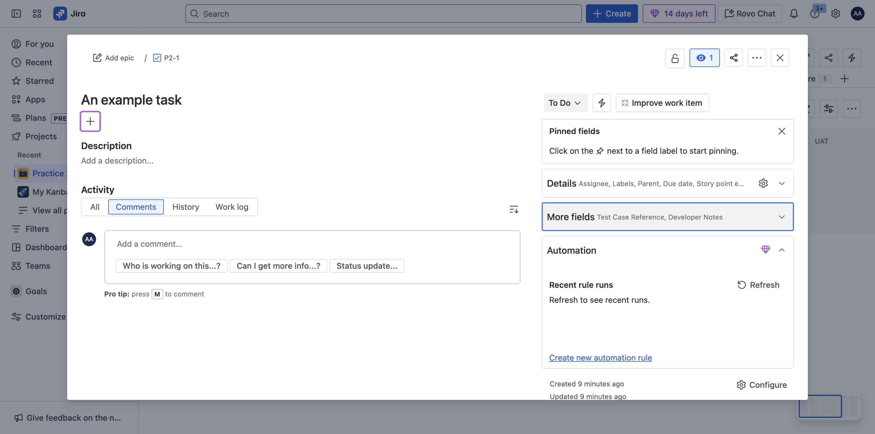 You should now see all the fields showing on the right side based on your selection. Click on "More fields" as needed