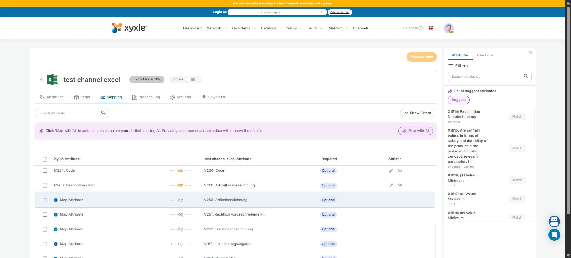 Click here to search the desired Attribute.