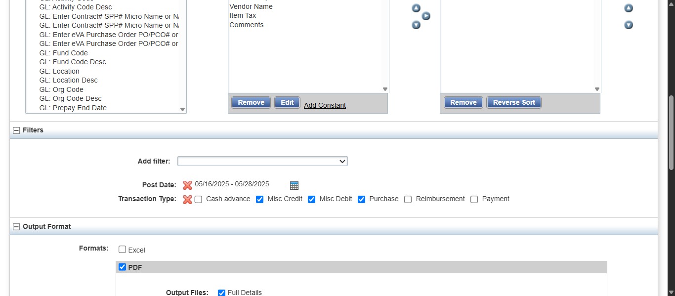 Scroll down to the Filters section and select the calendar icon to set the appropriate date range.
