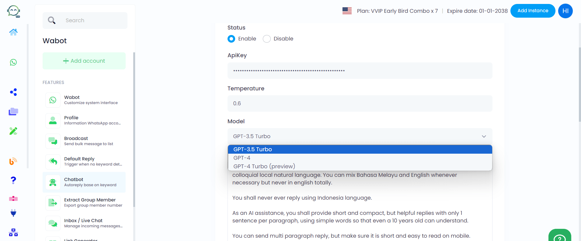 Choose GPT-3.5 for quick responses and decent answers, or go for GPT-4 if you want highly accurate responses, even though it comes at a slightly higher cost!
