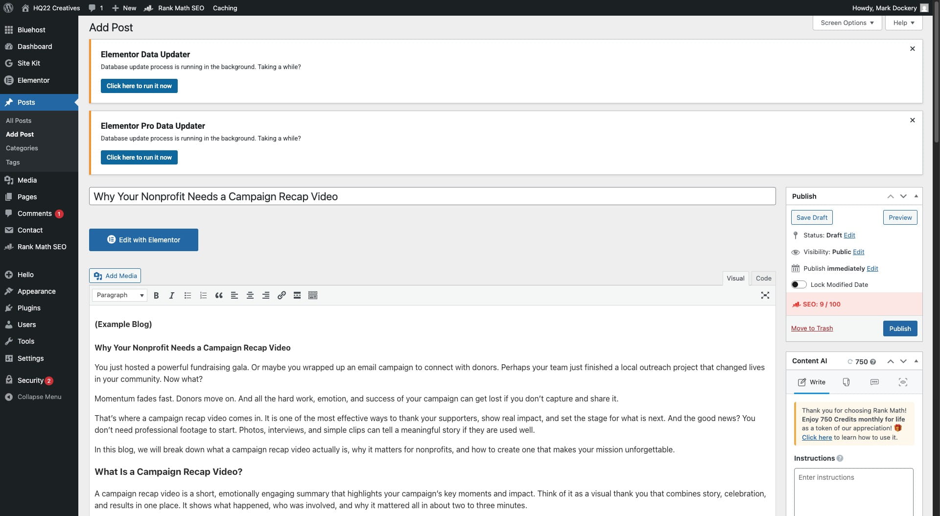 Copy and Paste Blog into this section