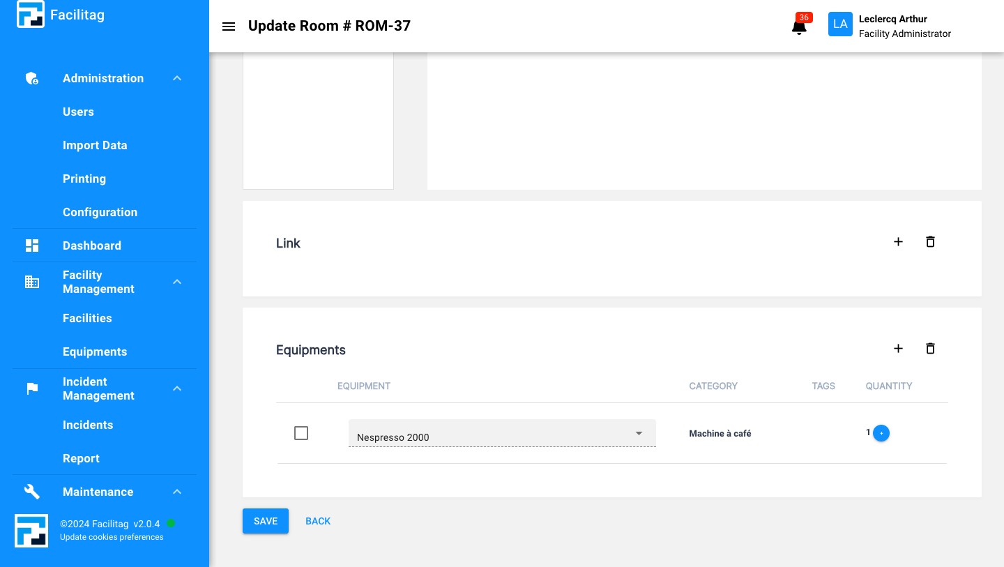 Scroll down and Click on the "plus" icon