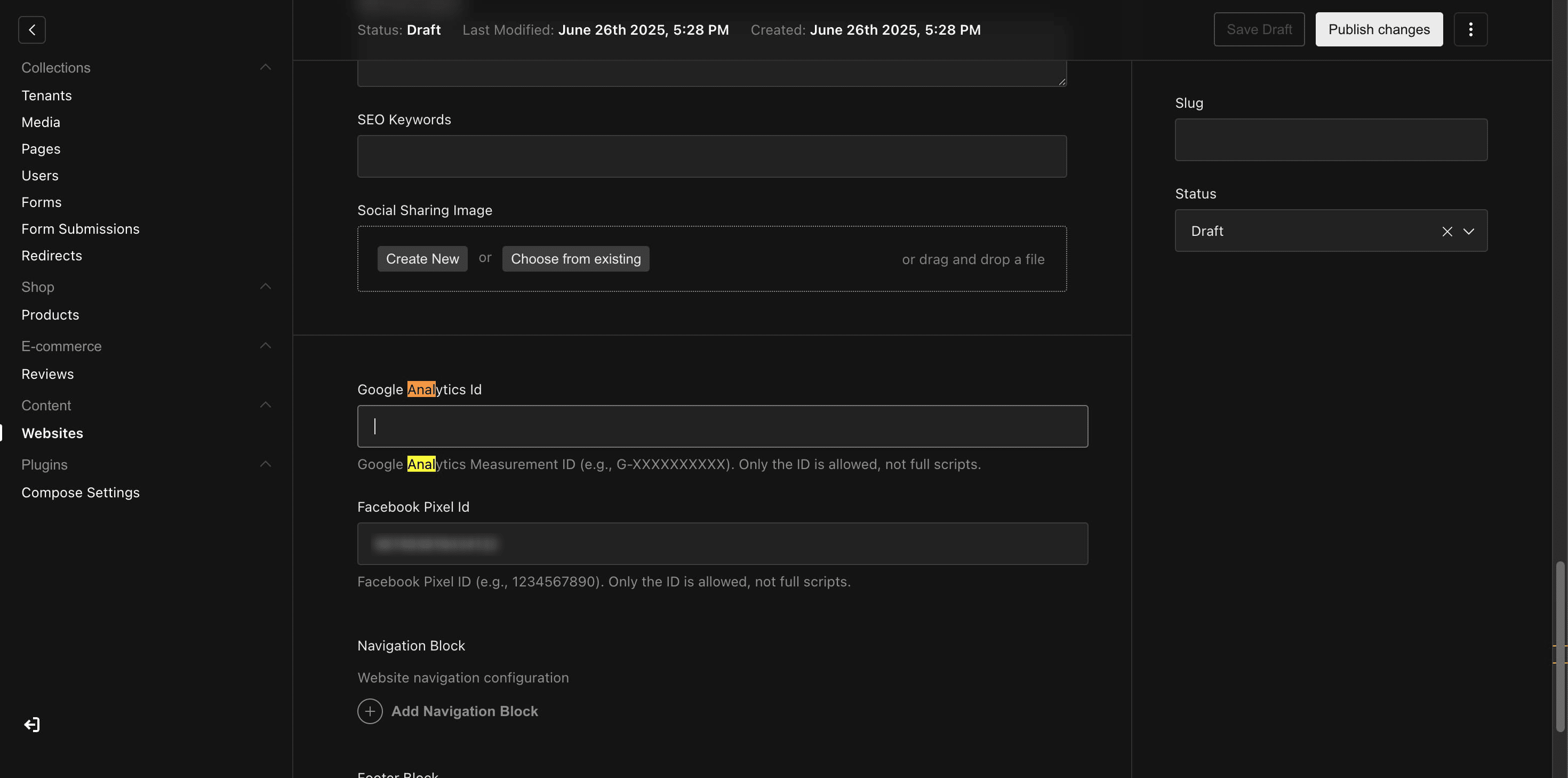 Log in to [aic.alippo.com](aic.alippo.com) using your credentials. Then, access the CMS by navigating to [aic.alippo.com/cms/admin/collections/website](aic.alippo.com/cms/admin/collections/website).