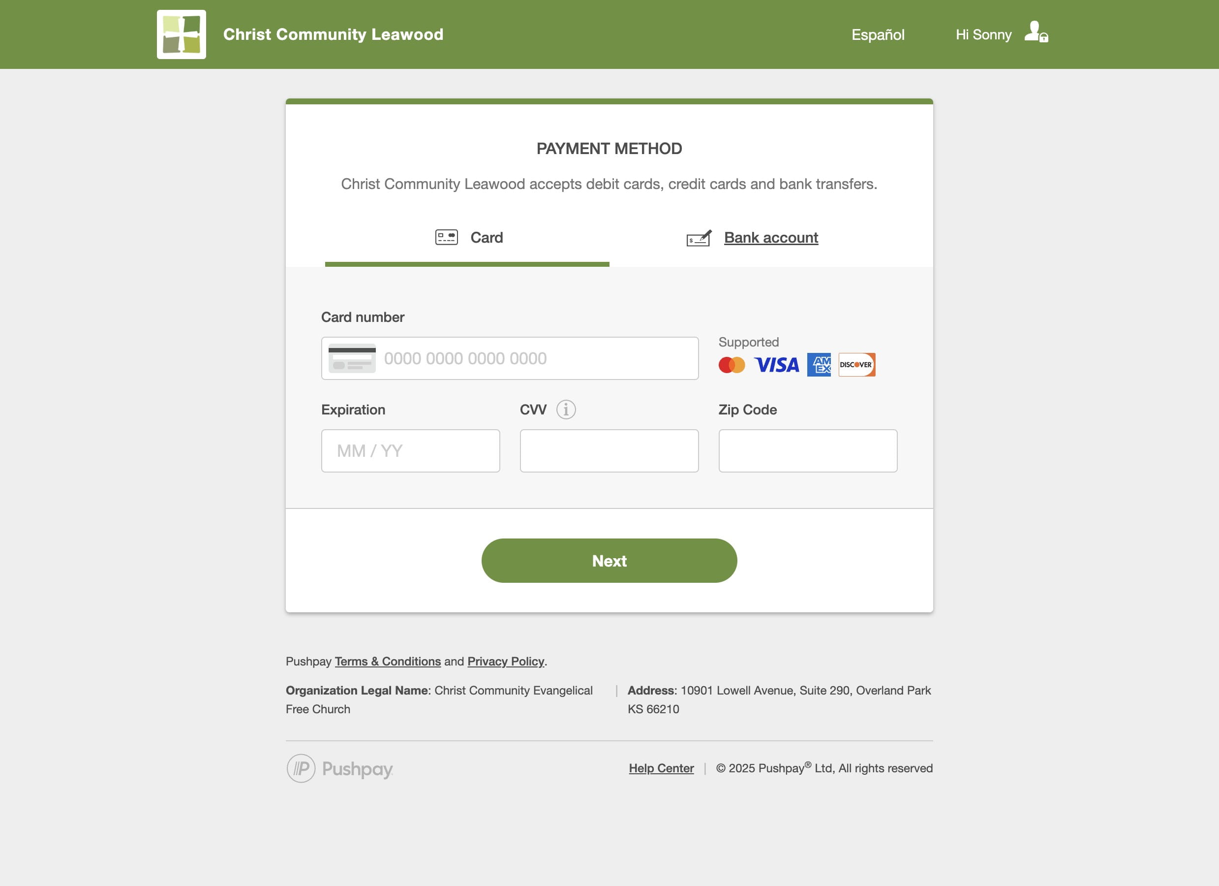 By choosing Bank Account, you are helping maximize your donation, ensuring that more of your contribution goes directly to our mission.