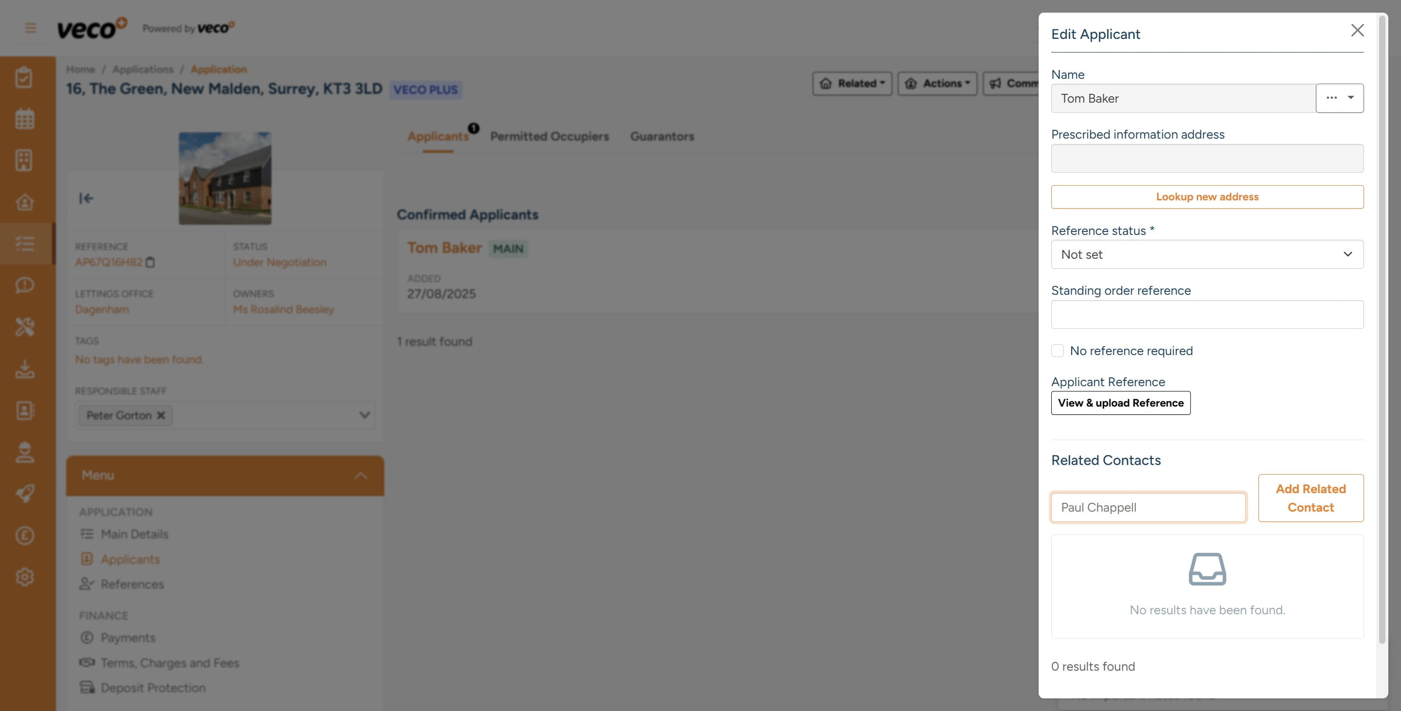 Select 'Add Related Contact'