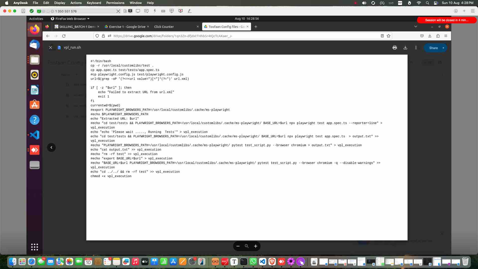 Copy the file content