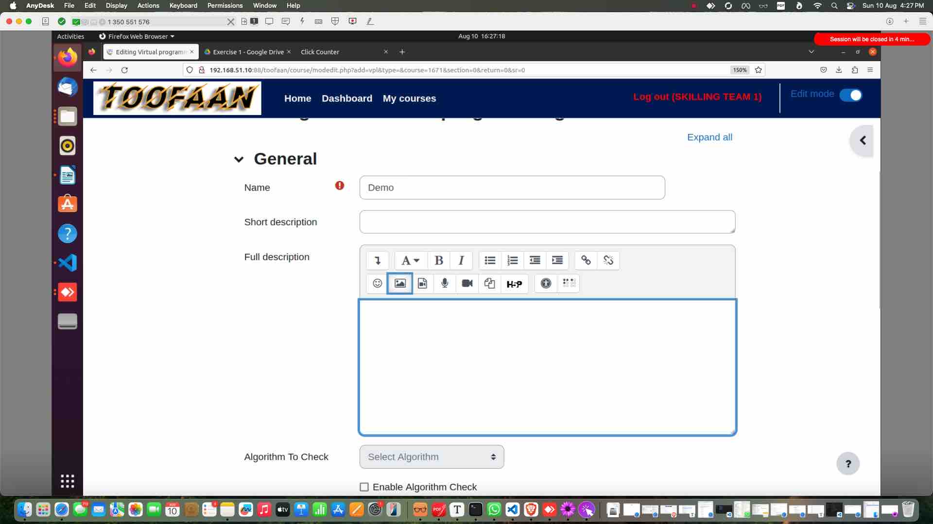 Give description of the exercise or upload image 