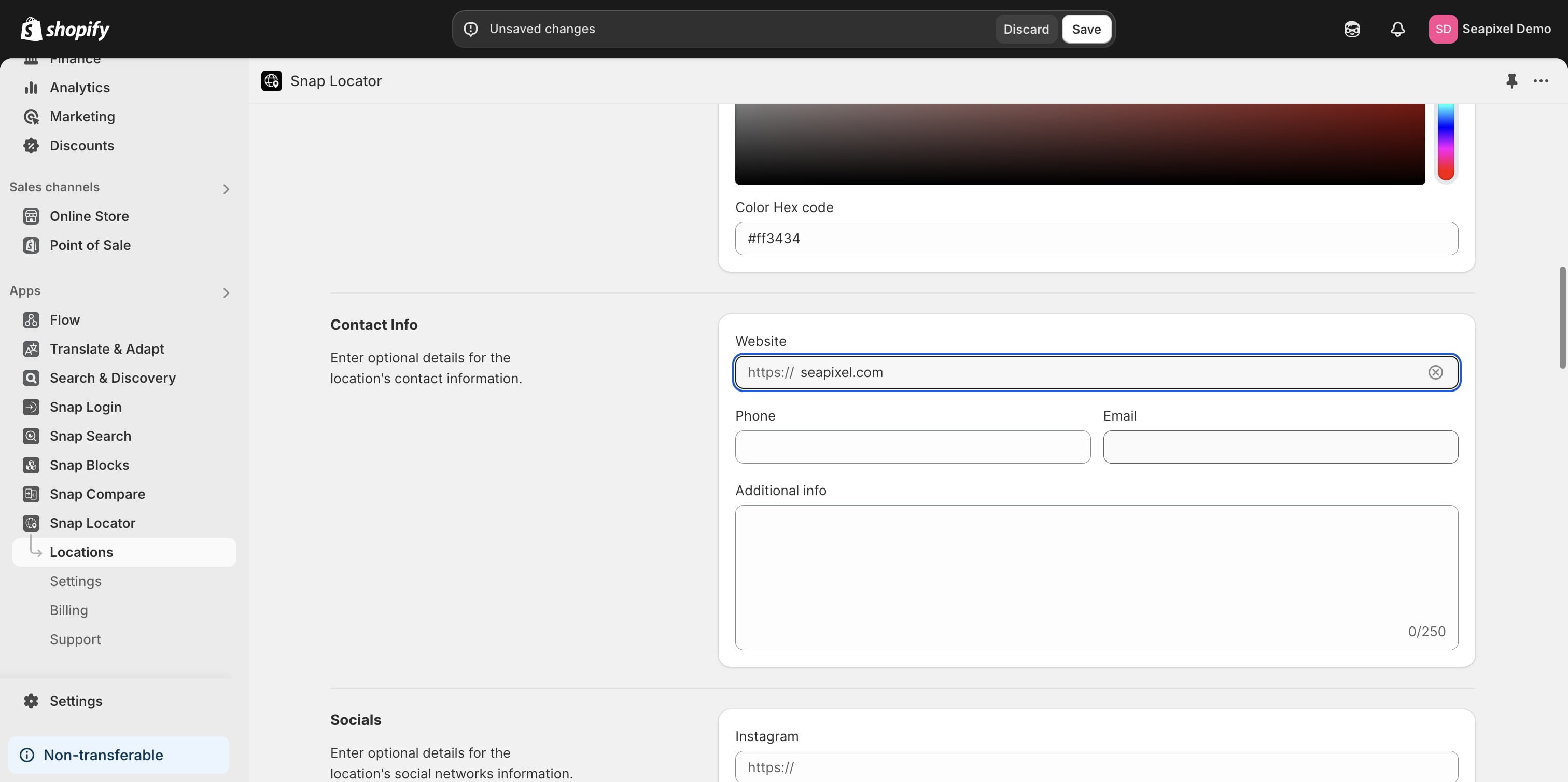 Proceed with the remaining details and information.