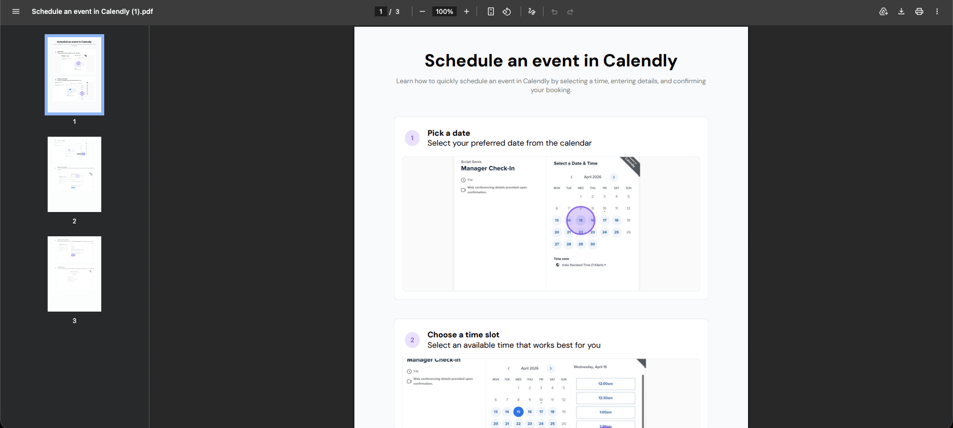 Your guide has been successfully exported as a PDF and is ready to share, print, or store offline. 