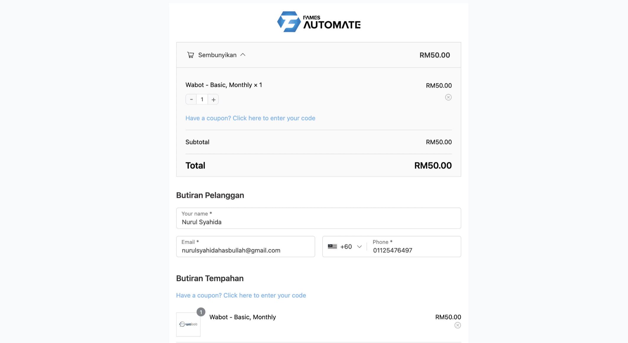 Finish your payment and renewing subscription is done 🚀