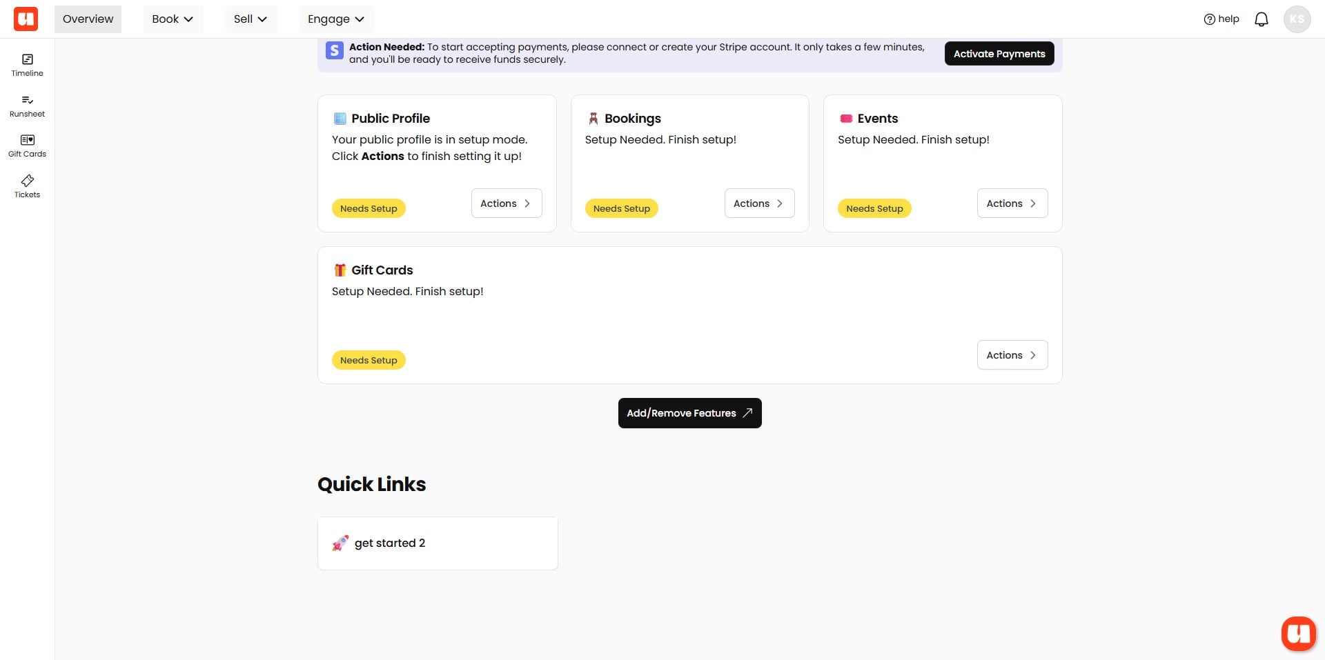 If you want to turn any of these features on or off, you can do that here