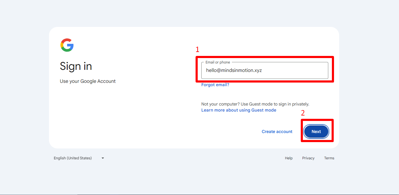 If prompted to log in, do so.