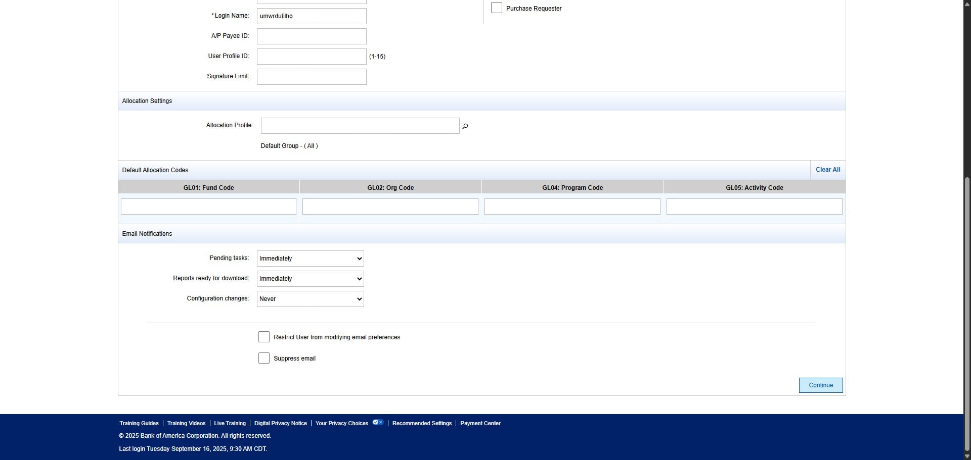 Then Click Continue.