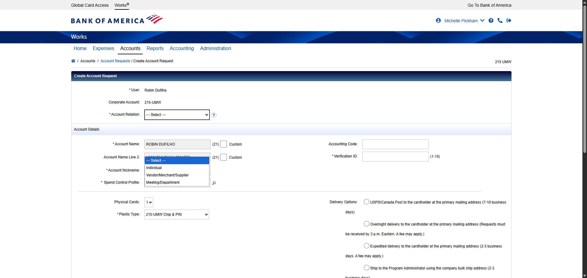Change Account Relation to Individual.