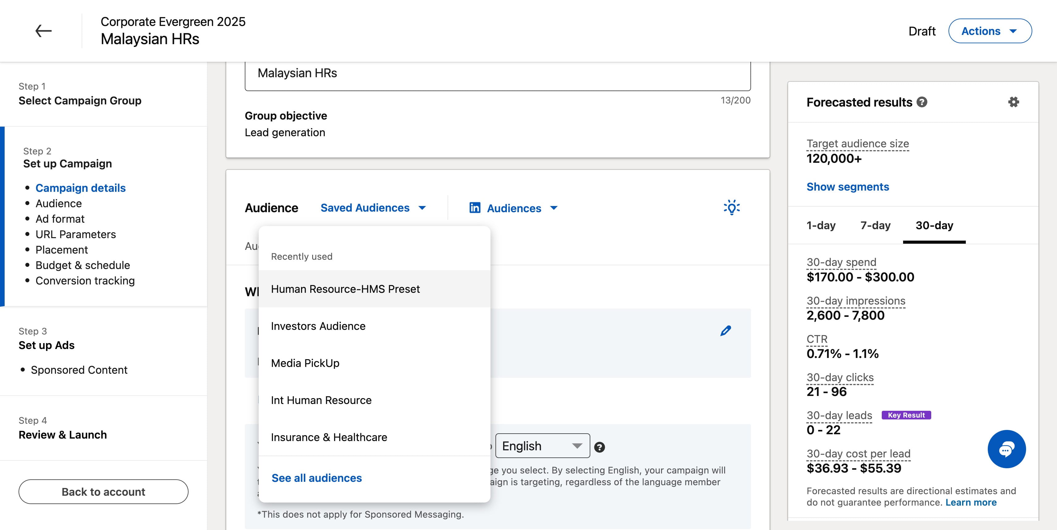 Click on "Human Resource-HMS Preset"