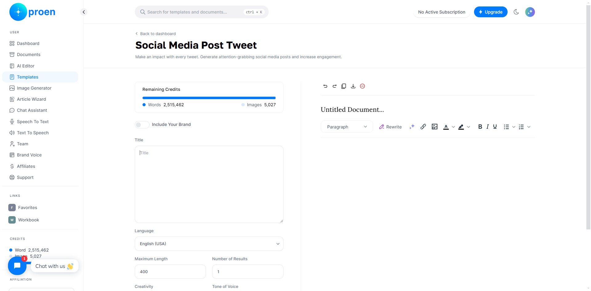 Enter a title that encapsulates what the tweet should be about