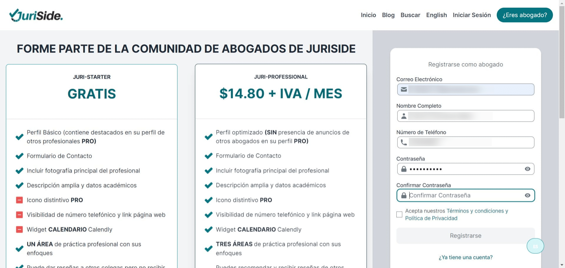 Una vez creada la contraseña, deberá de confirmarla.