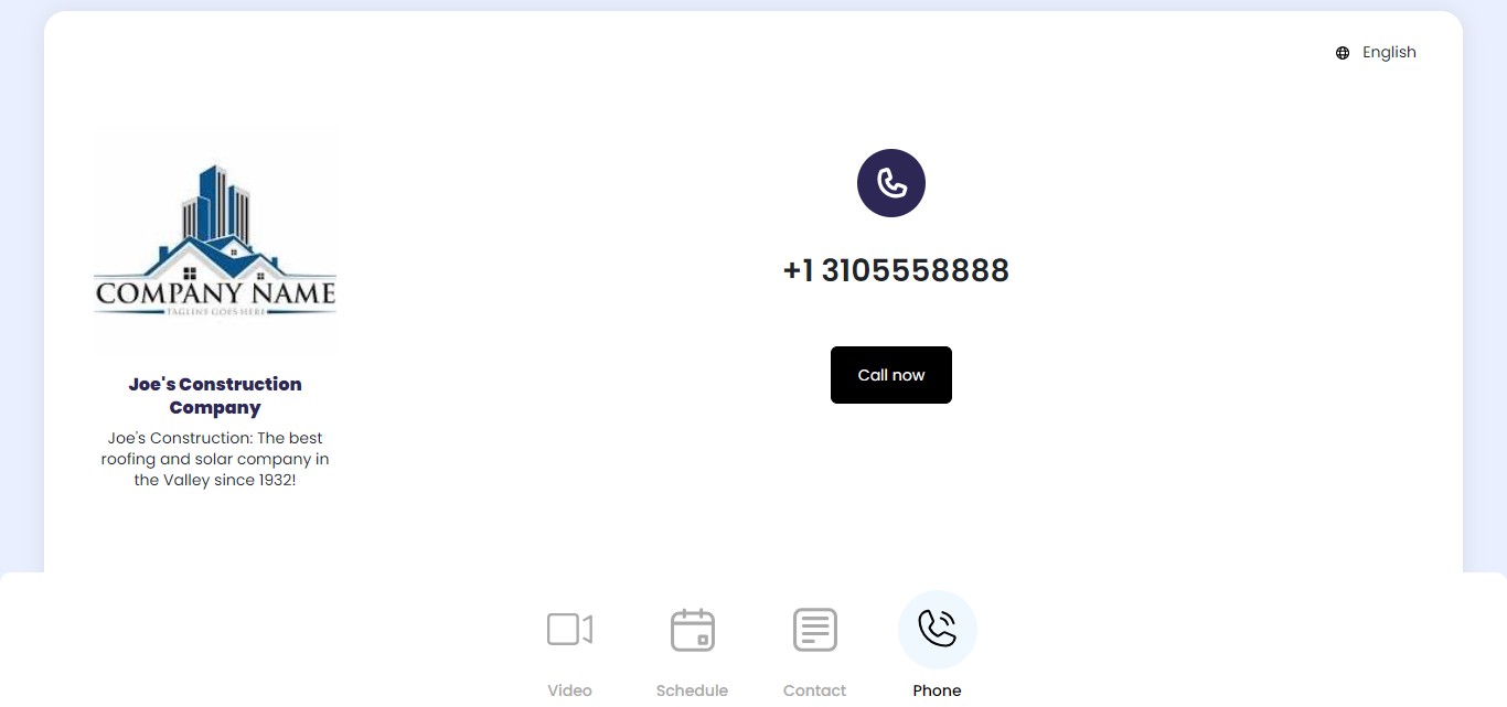 Understand the direct call option:
         - Clients will see the phone number you've provided
            - They can use this number to call your office or mobile directly
            - This option caters to clients who prefer immediate voice communication