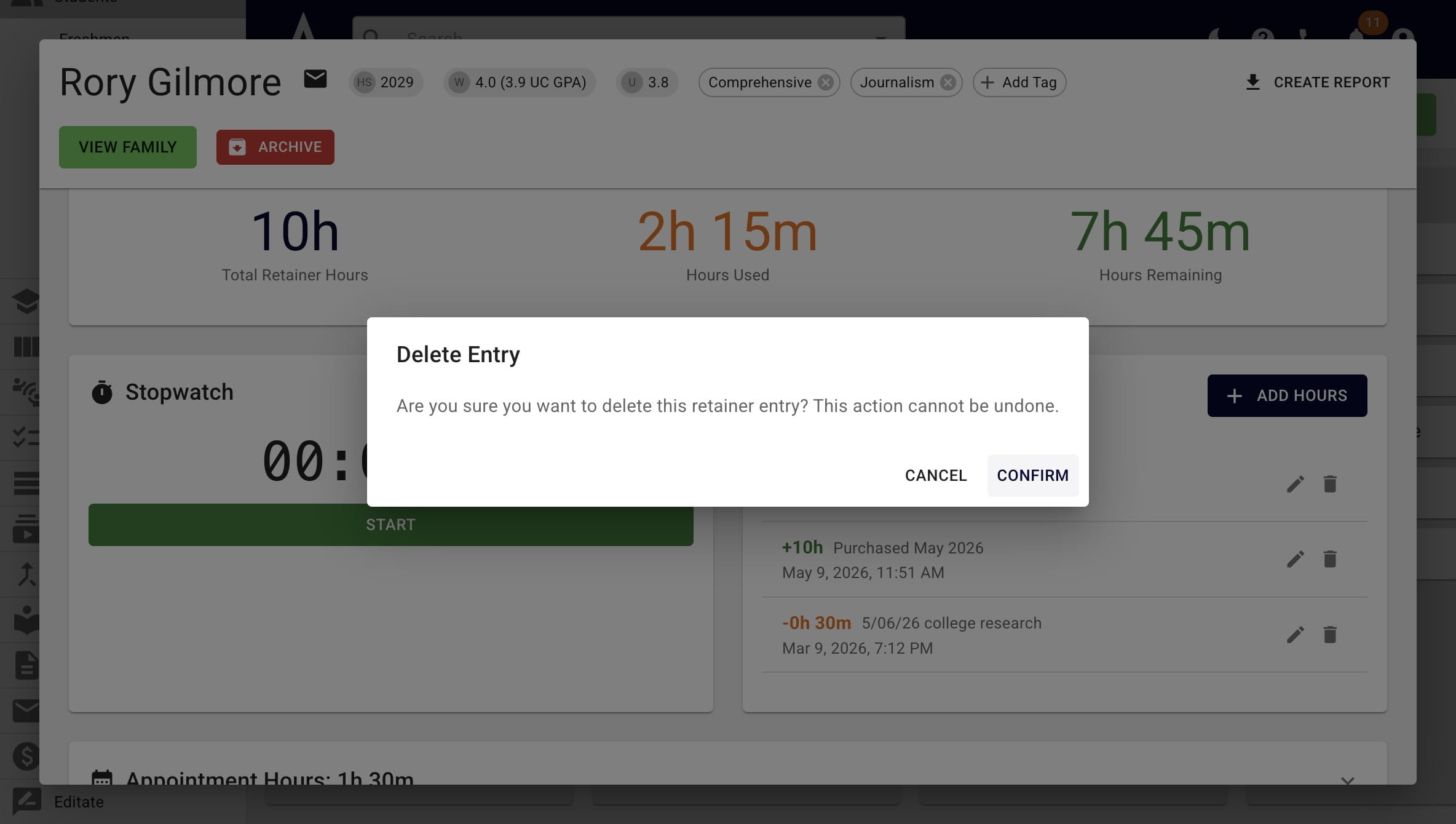 Then click on **Confirm.**
