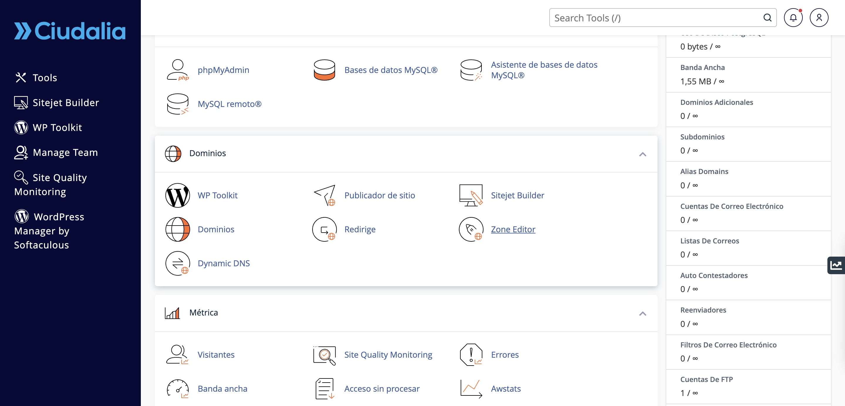 Haz click "Zone Editor"