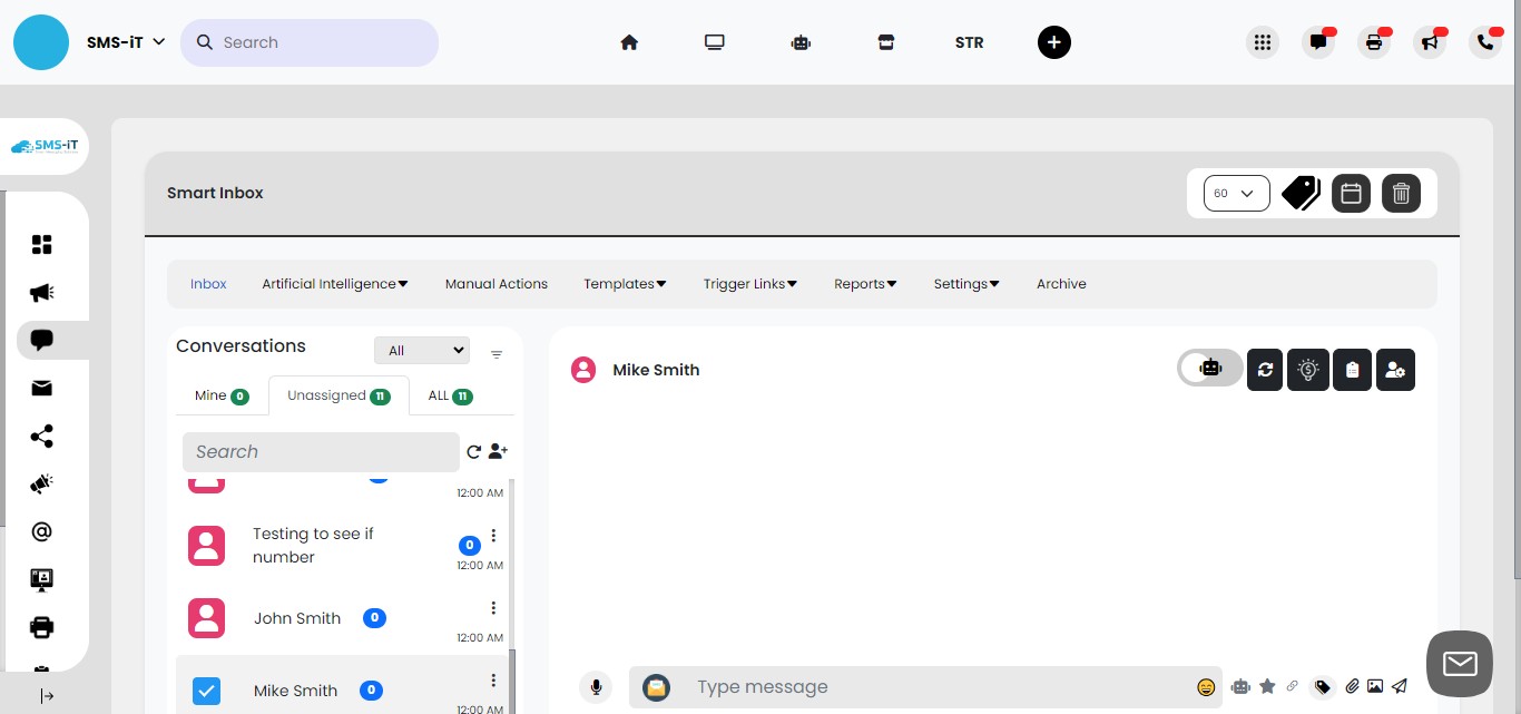 Instagram connect to SMS-iT Smart Inbox