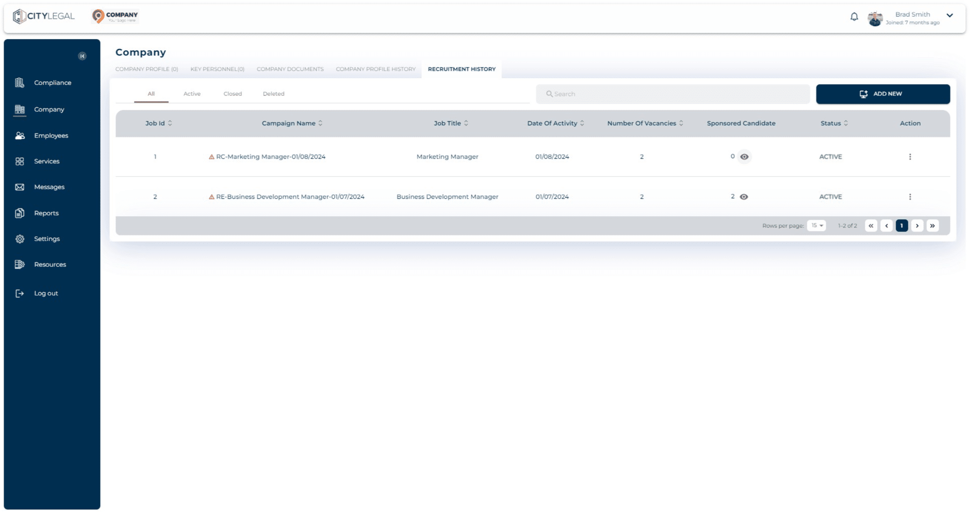 You can assign the campaign to the employees from this section itself by clicking the eye icon.