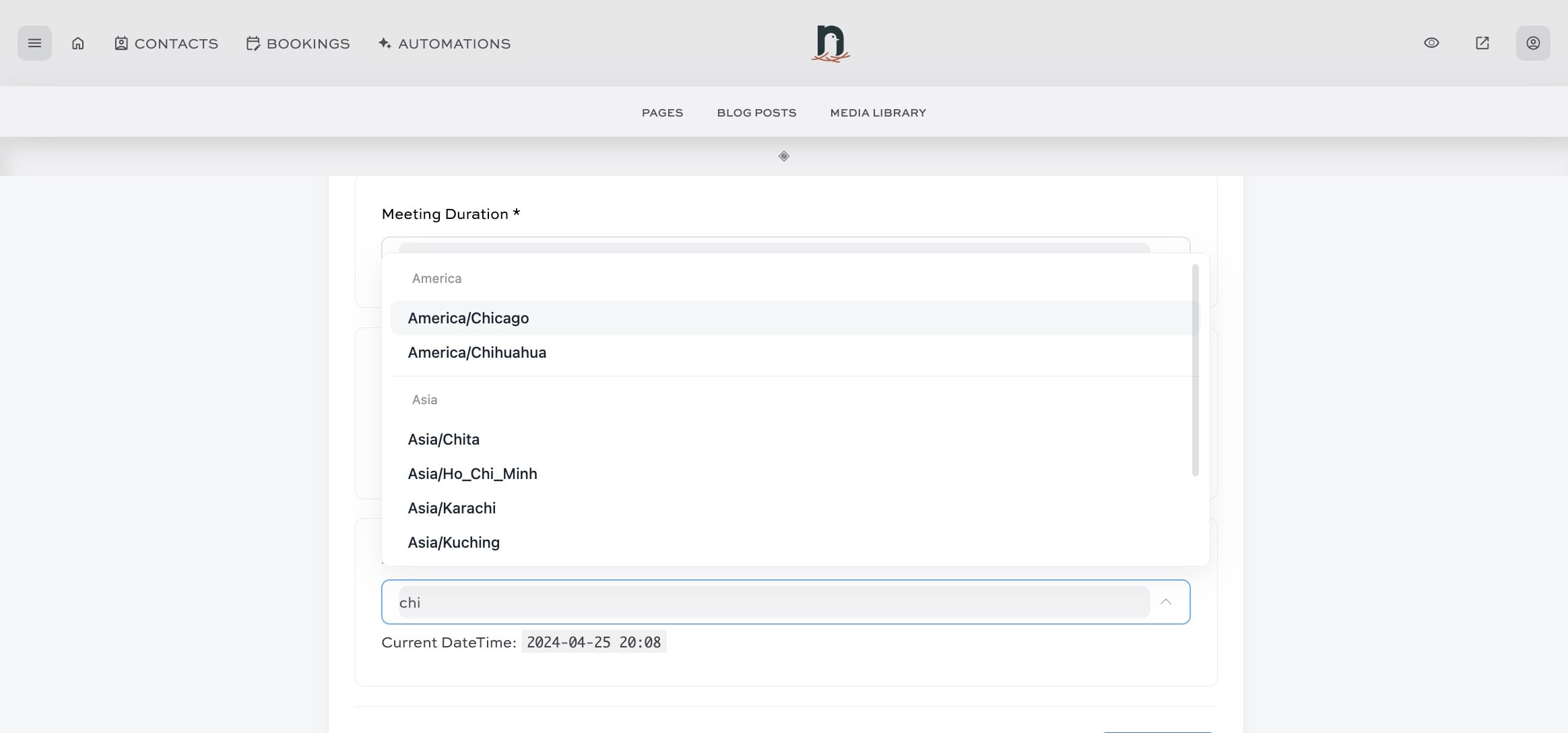 Select your timezoneSelect your timezone