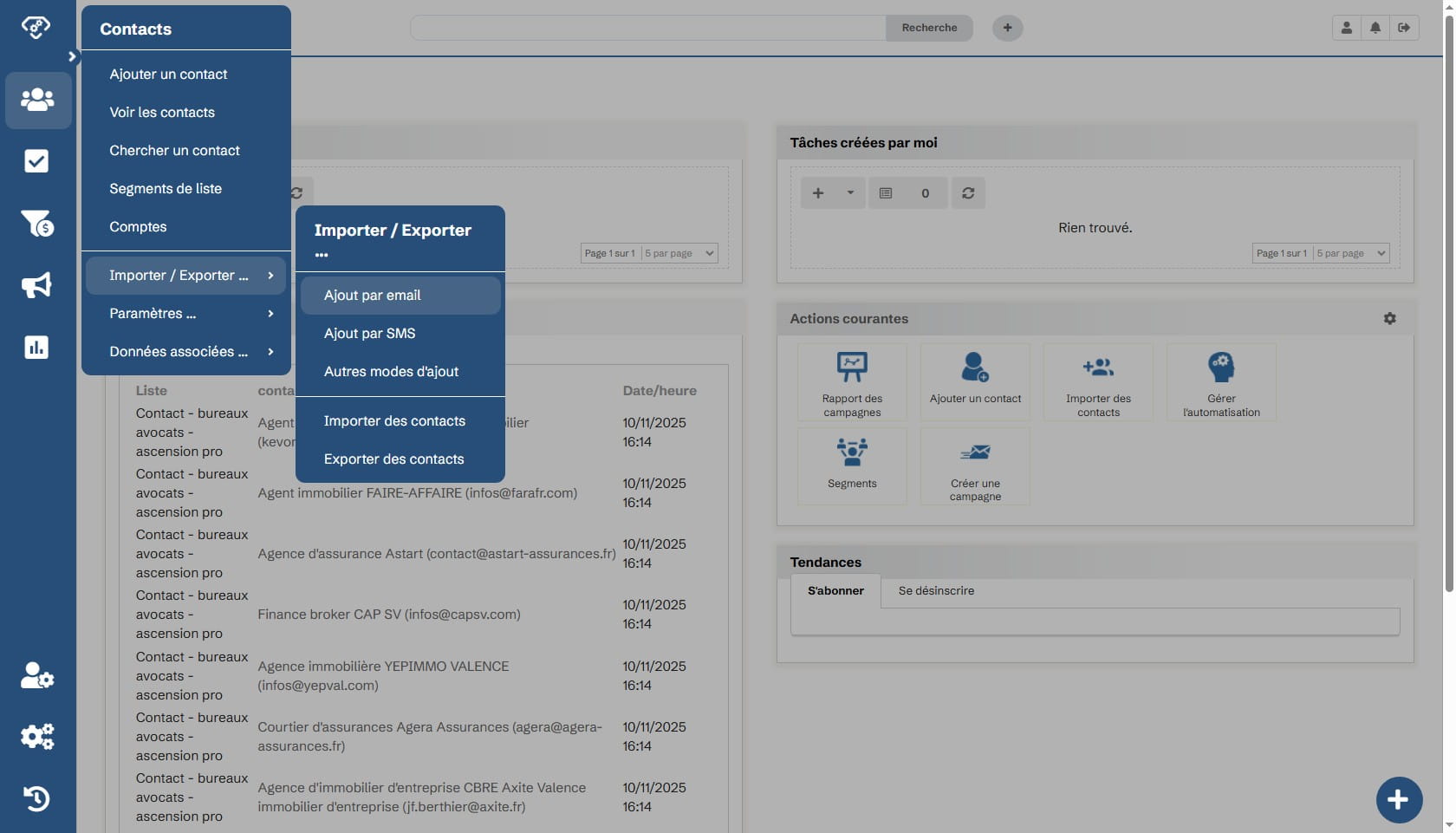 Aperçu de la fonctionnalité Ajout par email dans BoostKit