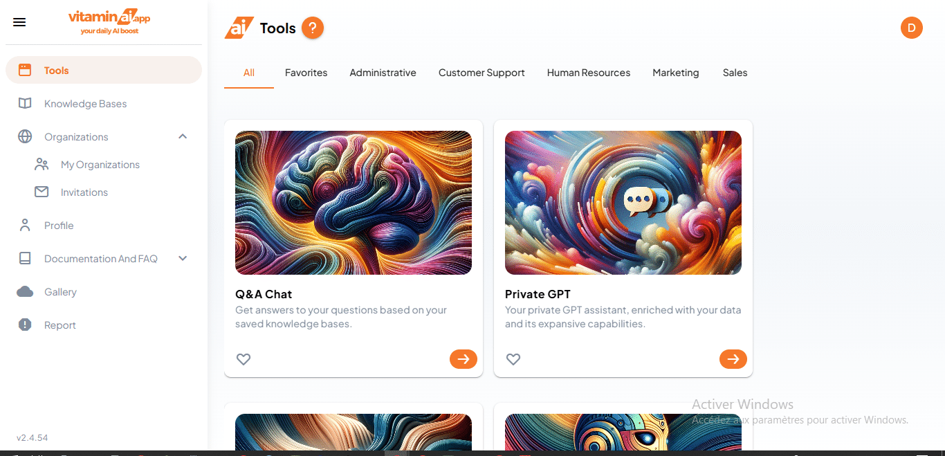 Click on "Knowledge Base"