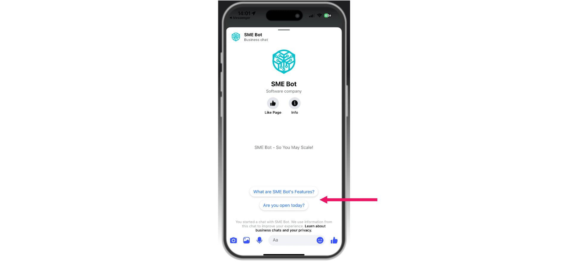✅ Done! You’ve successfully set your Facebook Messager Conversation Starters. 🚀