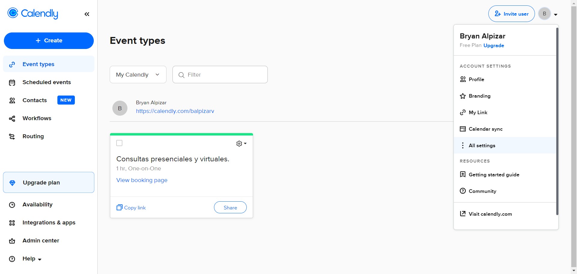 Click en "All settings", o "Todos los ajustes".