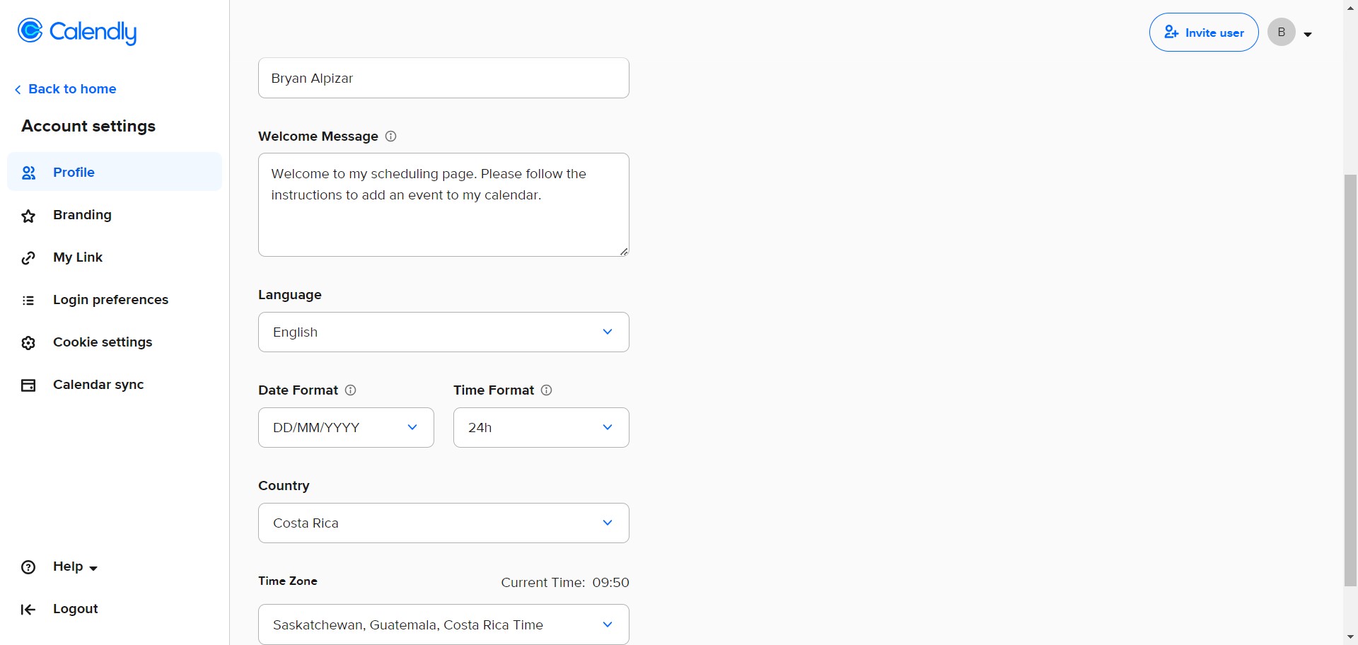 Click en "Language"; y seleccionar el idioma.