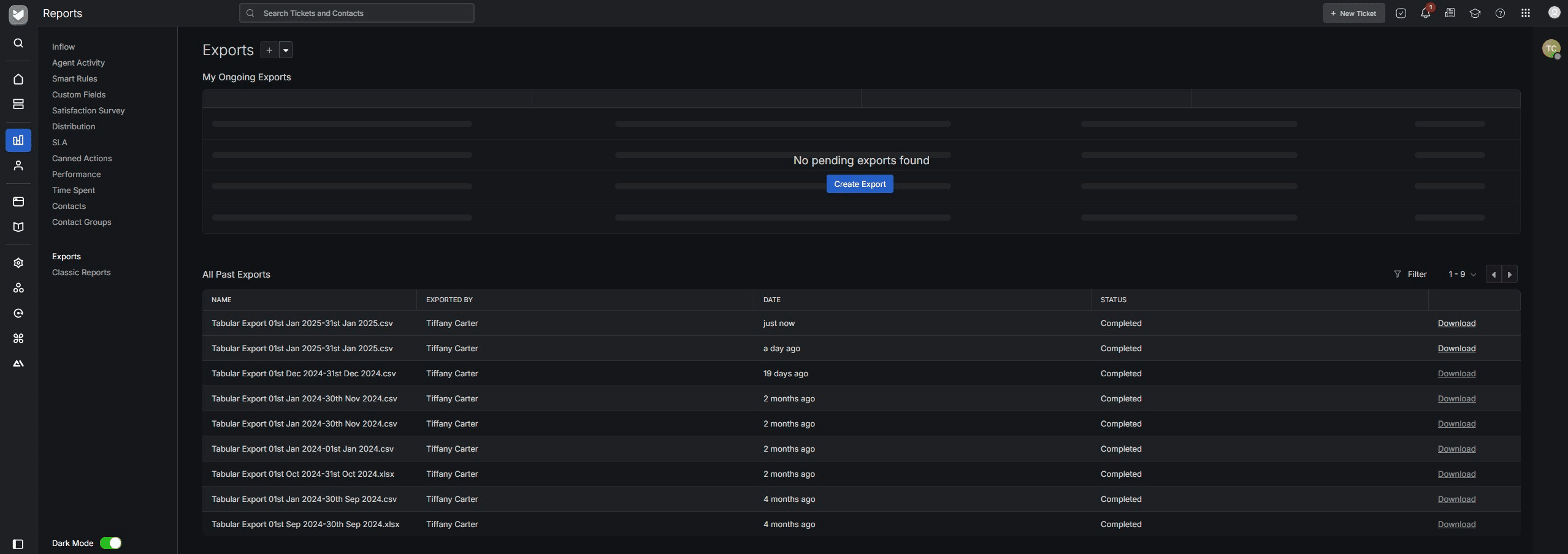 Once completed, click on "Download"