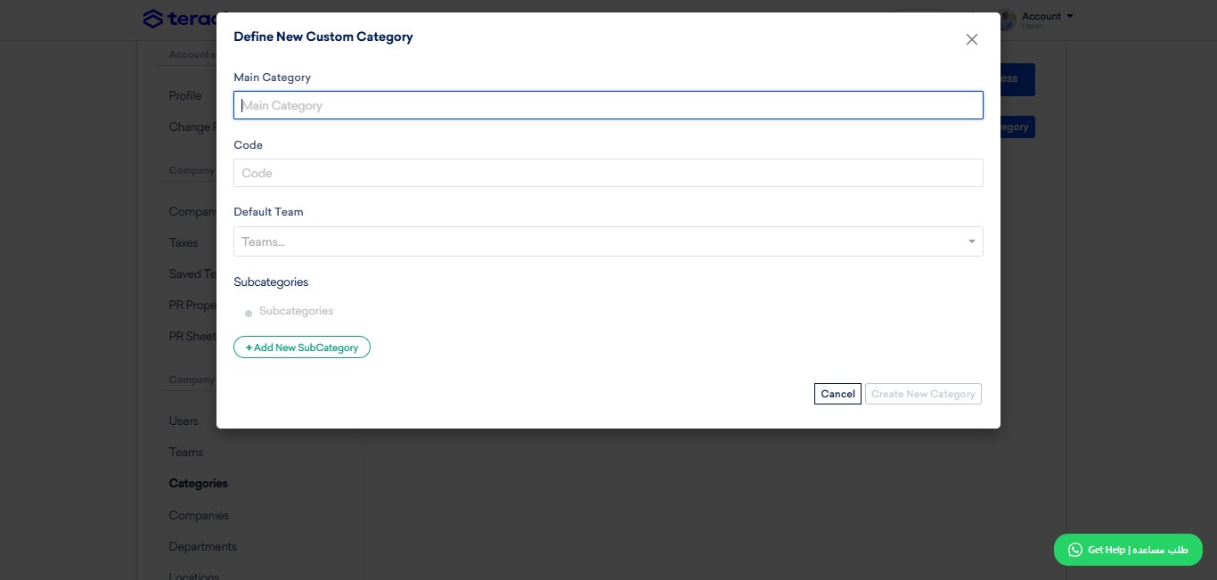 Click here to add a name for your new category.