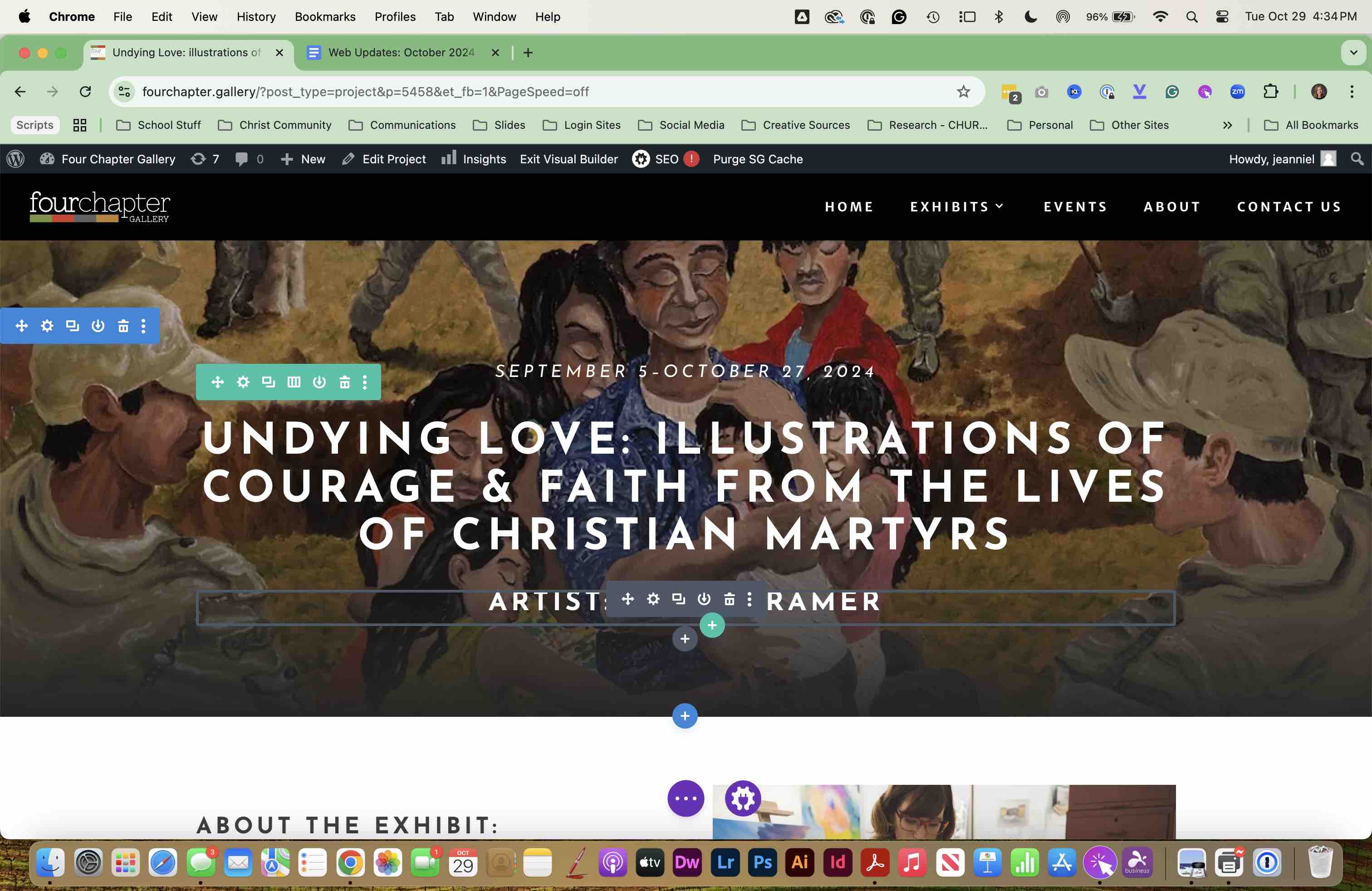 Edit the text on this page per the supplied Google Doc.
NOTE: The background image here is from the FEATURED IMAGE.
