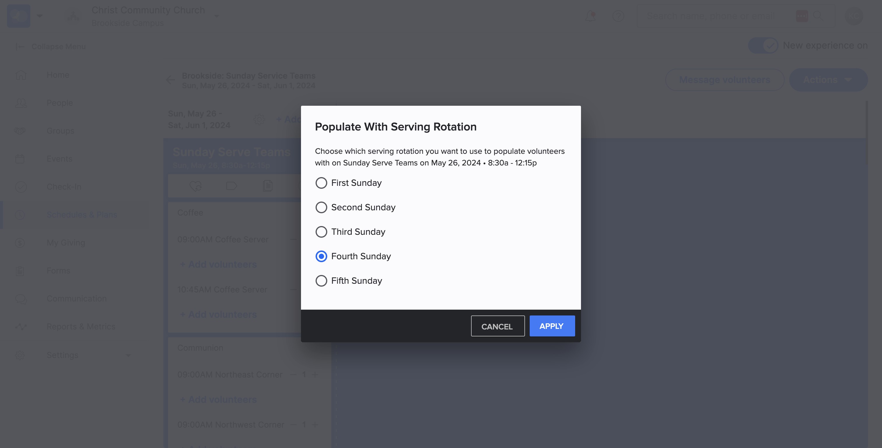 SELECT "Apply"