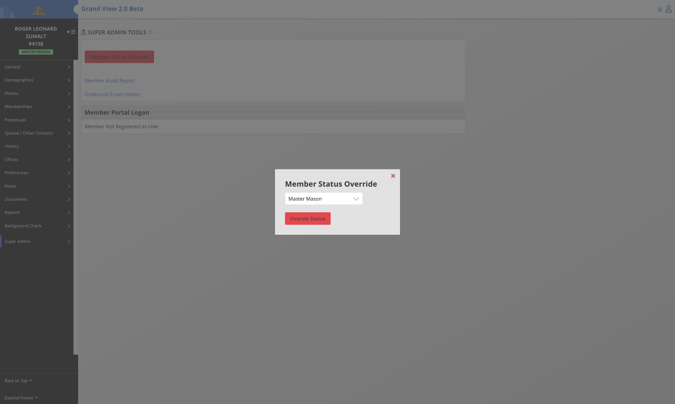 Click on the drop down menu and select "deleted"