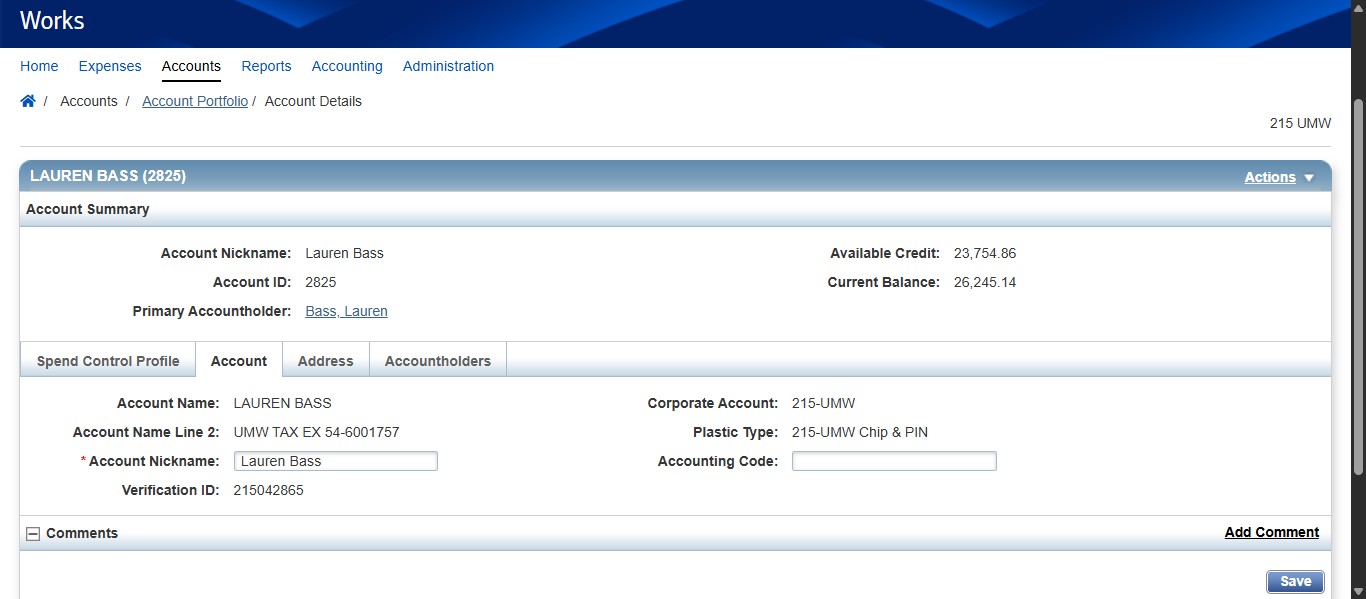 Click the Actions dropdown.