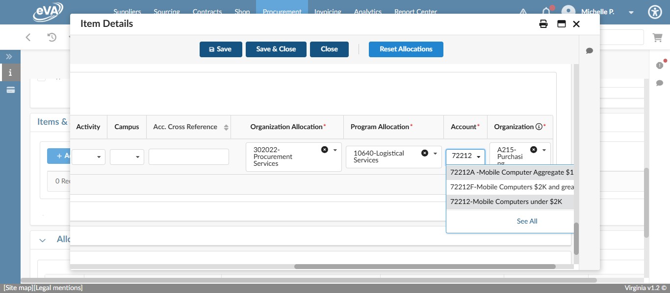 For this example, we are using "72212-Mobile Computers under $2K".